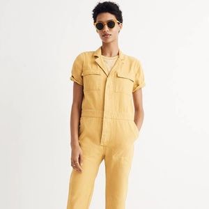 madewell short sleeve coverall
